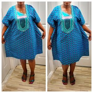 African fashion midi dresses for women